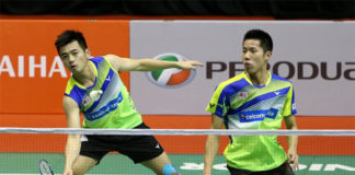 Goh V Shem/Tan Wee Kiong are one win away from taking the 2018 Malaysia Masters title. (photo: Eizairi Shamsudin)