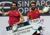 Congratulations to Mathias Boe/Carsten Mogensen for winning the 2017 Singapore Open. (photo: AFP)