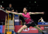 Lee Zii Jia powers past Lakshya Sen 21-17, 21-8 in the 2022 Thomas Cup quarter-finals. (photo: Shi Tang/Getty Images)
