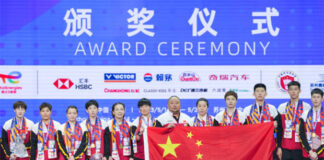 Congratulations to China for winning the 2023 Sudirman Cup. (photo: ChinaSports)