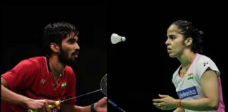 Saina Nehwal, Kidambi Srikanth's Olympics hopes are fading as the Indian team's Malaysian Open participation is in doubt. (photo: AFP)