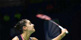 Carolina Marin is looking strong at the China Open. (photo: Xinhua)