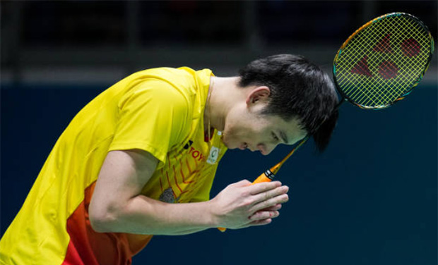 Kunlavut Vitidsarn is hoping to meet Lee Chong Wei at the 2023 Malaysia Open awards ceremony. (photo: Shi Tang/Getty Images)