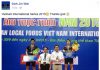 Goh Jin Wei posted a Facebook photo of herself standing on the podium of 2015 Vietnam International Series. (photo: Goh Jin Wei's FB)