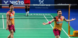 Aaron Chia and Soh Wooi Yik determined to secure spot in badminton World Tour Finals with stellar performances at Japan and China Masters. (photo: Shi Tang/Getty Images)