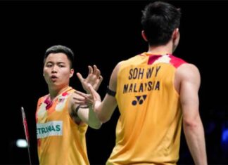 Aaron Chia/Soh Wooi Yik Start Strong at 2023 Japan Masters. (photo: Shi Tang/Getty Images)