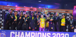 Tai Tzu Ying and Chan Peng Soon were part of the Bengaluru Raptors team that won the 2020 PBL title. (photo: PBL)