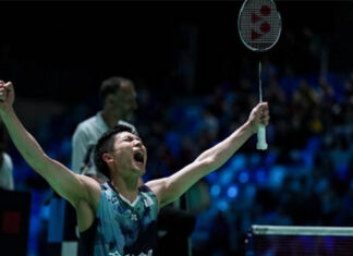 Chou Tien Chen's remarkable achievement marks an incredible statistical milestone in the world of badminton. (photo: Shi Tang/Getty Images)