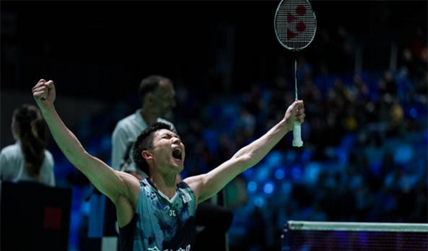 Chou Tien Chen's remarkable achievement marks an incredible statistical milestone in the world of badminton. (photo: Shi Tang/Getty Images)