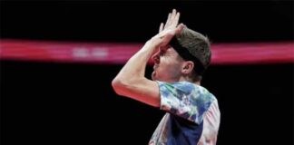 Viktor Axelsen faced an initial setback in the 2023 BWF World Tour Finals. (photo: Shi Tang/Getty Images)
