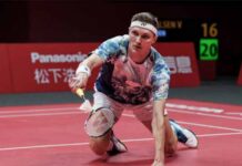The 2023 BWF World Tour semi-finals will feature an exciting match between Viktor Axelsen and Anders Antonsen. (photo: Shi Tang/Getty Images)