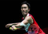 Momota Kento returns to court at All-Japan Championships. (photo: AFP)