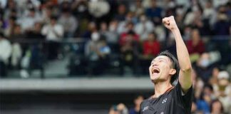 Congratulations to Kento Momota for winning his 6th All-Japan Badminton Championships. (photo: Ryohei Moriya)