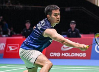Cheam June Wei advances to the third round at Guwahati Masters.(photo: Shi Tang/Getty Images)