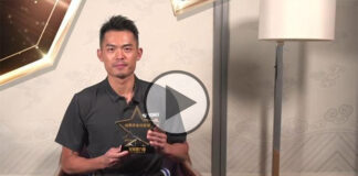 Congratulations to Lin Dan for winning the well deserved Sports Lifetime Achievement Award. (photo/video: Sina)