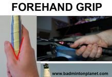 Badminton Forehand Grip